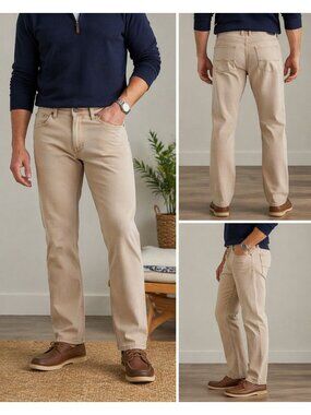 Tommy Bahama Twill Smith Authentic Jeans Dark Twill Straight-Leg Men's 34x34